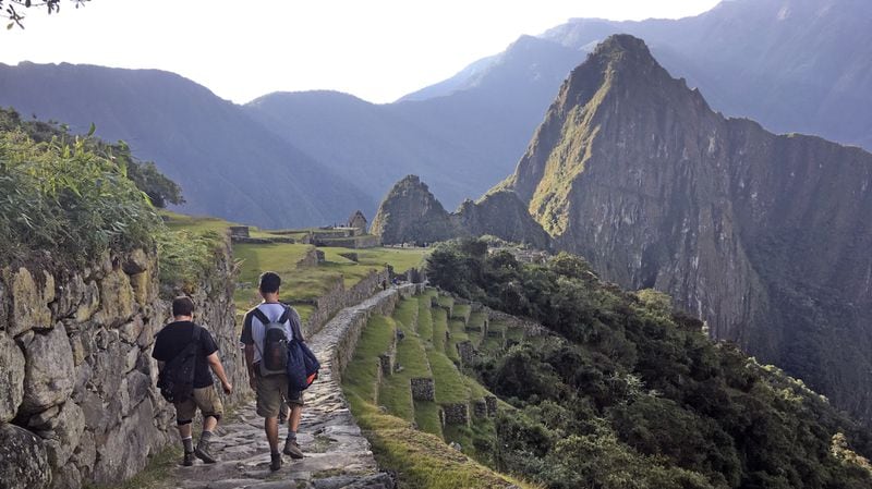 Approaching Machu Picchu from the Sun Gate off the Inca Trail. (Chris Riemenschneider/Minneapolis Star Tribune/TNS)