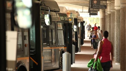 MARTA buses are shown in this AJC file photo.