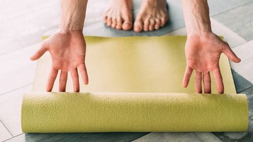 A yoga mat is good for more than just yoga.  (Dreamstime/TNS)