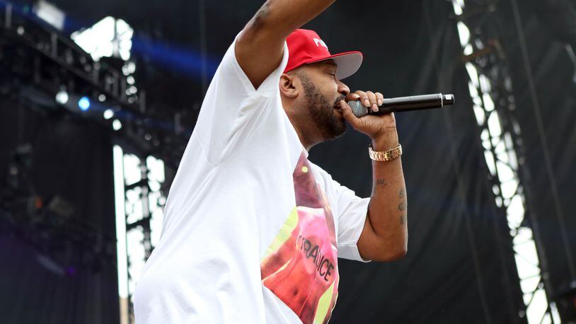 Bun B performs as part of the Southern Roundup lineup before Outkast takes the stage Sunday, Sept. 28, 2014 at Centennial Olympic Park in Atlanta. (Akili-Casundria Ramsess/Eye of Ramsess Media)