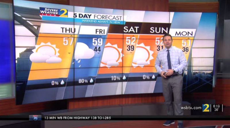 After a rainy Friday, “it will be mostly sunny for you most of the weekend across North Georgia,” Channel 2 Action News meteorologist Brian Monahan said.