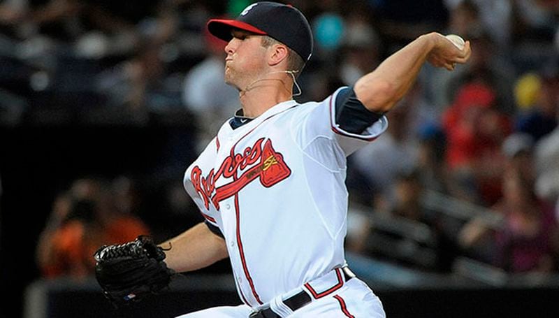 Atlanta Braves pitcher Alex Wood delivers to the Toronto Blue Jays in the ninth inning of a baseball game, his debut in the majors, in Atlanta, Thursday, May 30, 2013. Atlanta won 11-3. (AP Photo/David Tulis) Alex Wood didn't miss a beat when he moved back into the rotation last week at Houston. He faces the Mets in a series opener Monday.