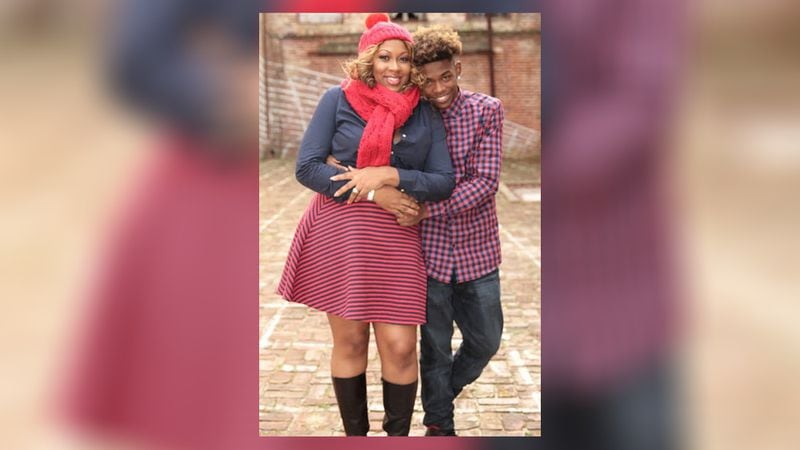 Mya Speller Cullins (left) said her son Nygil Cullins struggled with mental health issues. They are shown in an undated family photo.