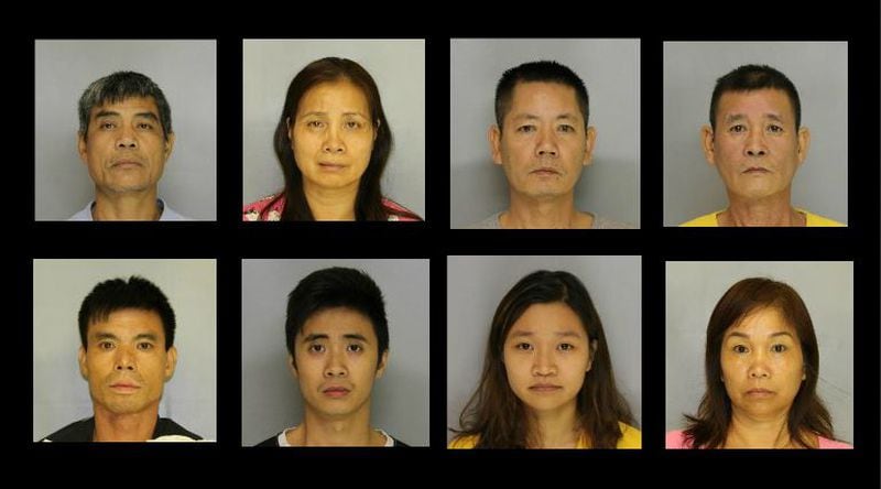 Top row, from left: Binh Van Hoang, Hang Nguyen , Henry Nguyen,  Minh Luong. Bottom row, Nam Van Dao, Phi Ngoc Luong, Thao Phoung Nguyen and Thu Thi Phan. Trung Bui is not pictured. 