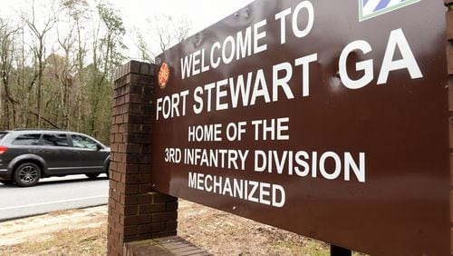 Fort Stewart, a U.S. Army base near the Georgia coast housing 50,000 soldiers, civilians and family. RYON HORNE / RHORNE@AJC.COM