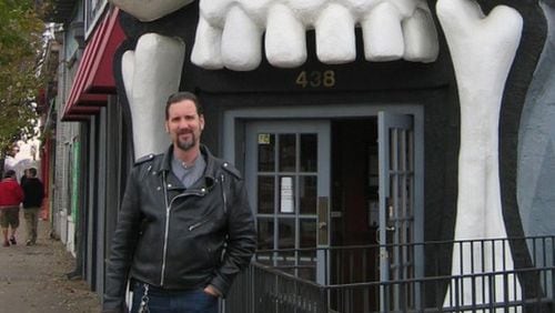 Co-owner Mike Benoit outside The Vortex in Little Five Points. Credit: Courtesy The Vortex