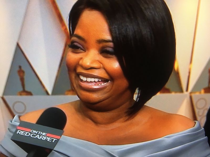  In a quick red-carpet interview on Sunday, Oscar nominee Octavia Spencer said metro-Atlanta filmed "Hidden Figures" was a history lesson that offered hope and inspiration. It's up for best picture. Image: ABC