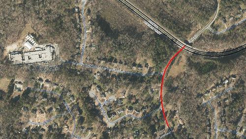 Gwinnett recently approved a contract not to exceed $969,776 for roadway improvements on Oak Road at Gwin Oaks Drive in unincorporated Gwinnett. (Courtesy Gwinnett County)