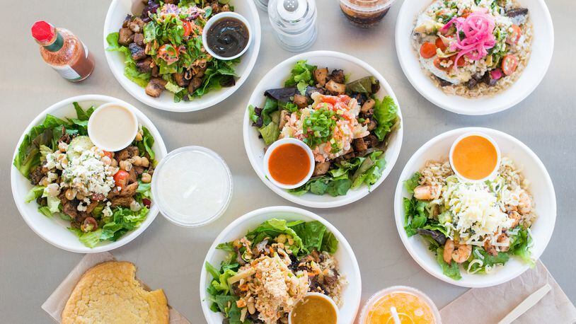 Gusto is known for its customizable salad and rice bowls.