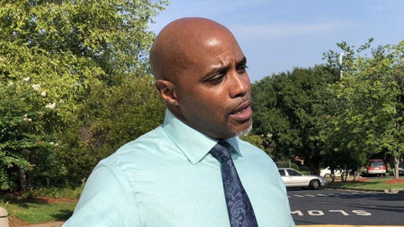 Robert Hawes, a former deputy in the Clayton County Sheriff’s Office, was arrested after Clayton County Sheriff Victor Hill issued a warrant. Hawes planned to run for Hill's position. (Photo by: WSBTV.com)