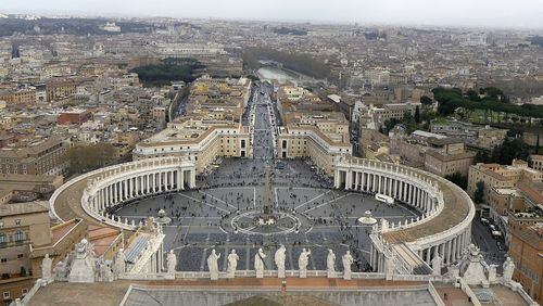 A climb to the top of St. Peter’s Basilica reward the intrepid with beautiful views of Rome and tourists-as-ants on the ground. (Kerri Westenberg/Minneapolis Star Tribune/TNS)