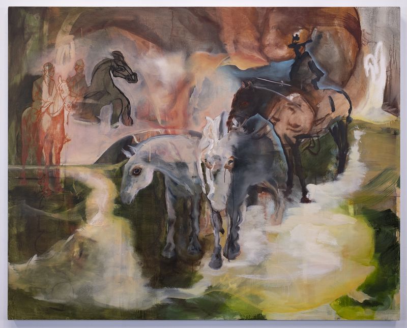 "Horse Painting" by Aineki Traverso.
(Courtesy of Whitespace Gallery)