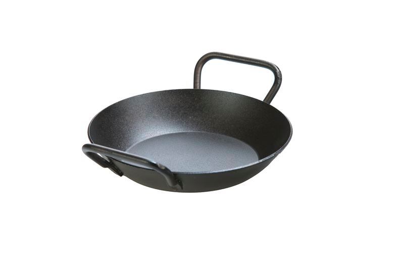 Known for its cast-iron cookware, Lodge recently introduced an 8-inch carbon steel pan with loop handles.