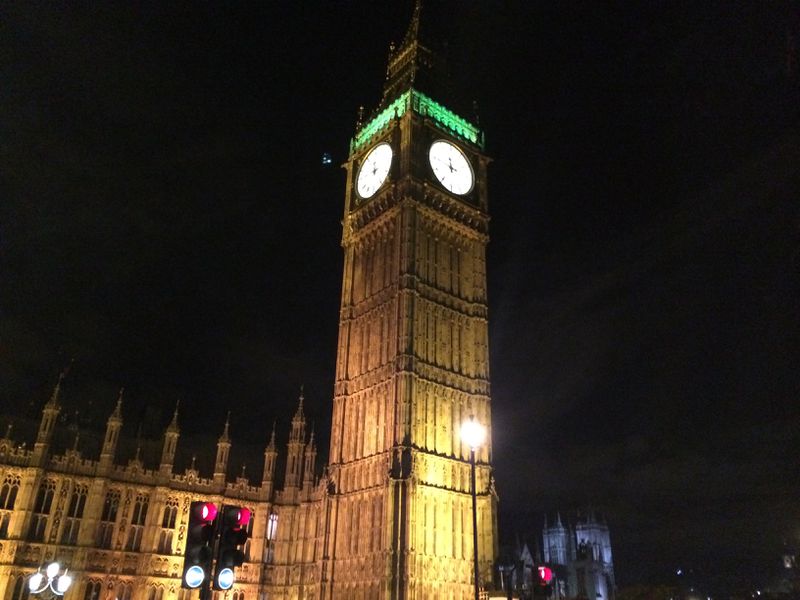 Big Ben in London. Falcons last played in London in 2014.
