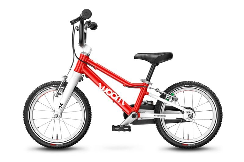Seven different woom bike sizes make it easier to pick the right one for a child.
(Courtesy of woom)