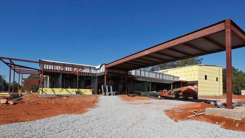 Clayton voters on Tuesday overwhelming approved a $280 million SPLOST to build on county projects, such as the Clayton Intergenerational Center seen here under construction in late 2019.