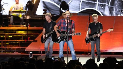 Jason Aldean brought his High Noon Neon Tour to sold out SunTrust Park on Saturday, July 21, 2018, with openers Hootie & the Blowfish, Luke Combs and Lauren Alaina. Some people enjoyed it too much.