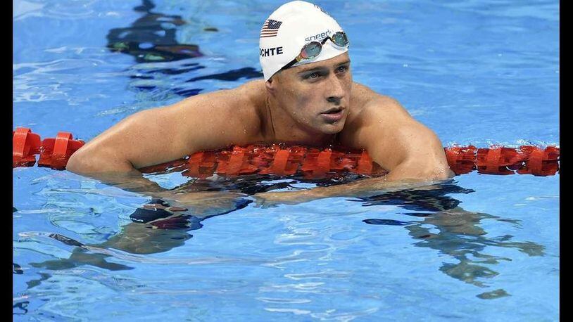 Ryan Lochte is rebuilding his reputation by dancing and endorsing cough drops. AP PHOTO