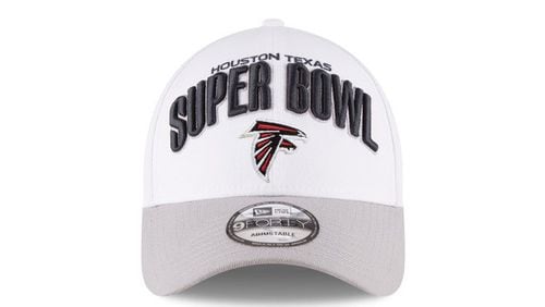 A Falcons Super Bowl hat. After the game, New Era will create championship hats to ship to Lids stores nationwide.