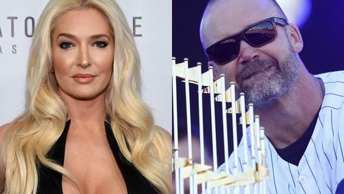 Erika Jayne and David Ross. are both on the 24th season of "Dancing With the Stars." CREDIT: Getty Images