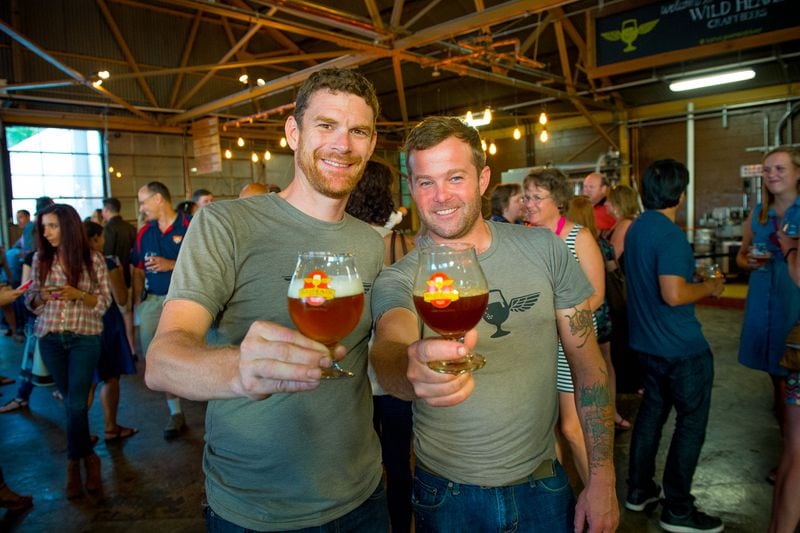 Nick Purdy (left) and Eric Johnson of Wild Heaven Beer / Credit: Chris Rank/ Rank Studios