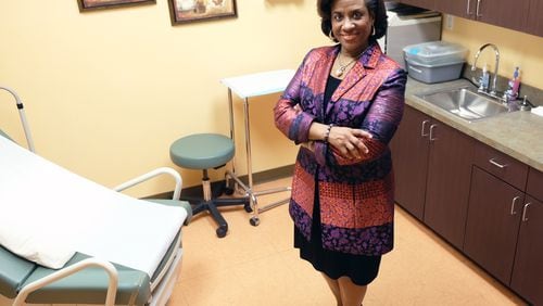 Dr. Shelley Dunson-Allen is the first woman and first African-American to be named chief of staff at WellStar North Fulton Hospital.