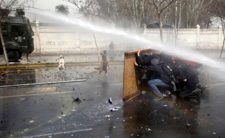 APTOPIX Chile Student Protest