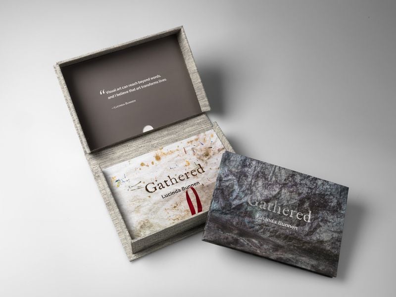 The packaging of “Gathered,” a new book by Lucinda Bunnen, is an art object unto itself. CONTRIBUTED BY BRILLIANT, EXTON PA