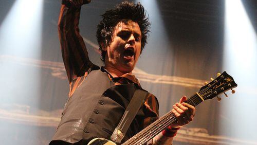 Billie Joe Armstrong and Green Day packed a mighty punch at Infinite Energy Arena. Photo: Melissa Ruggieri/AJC