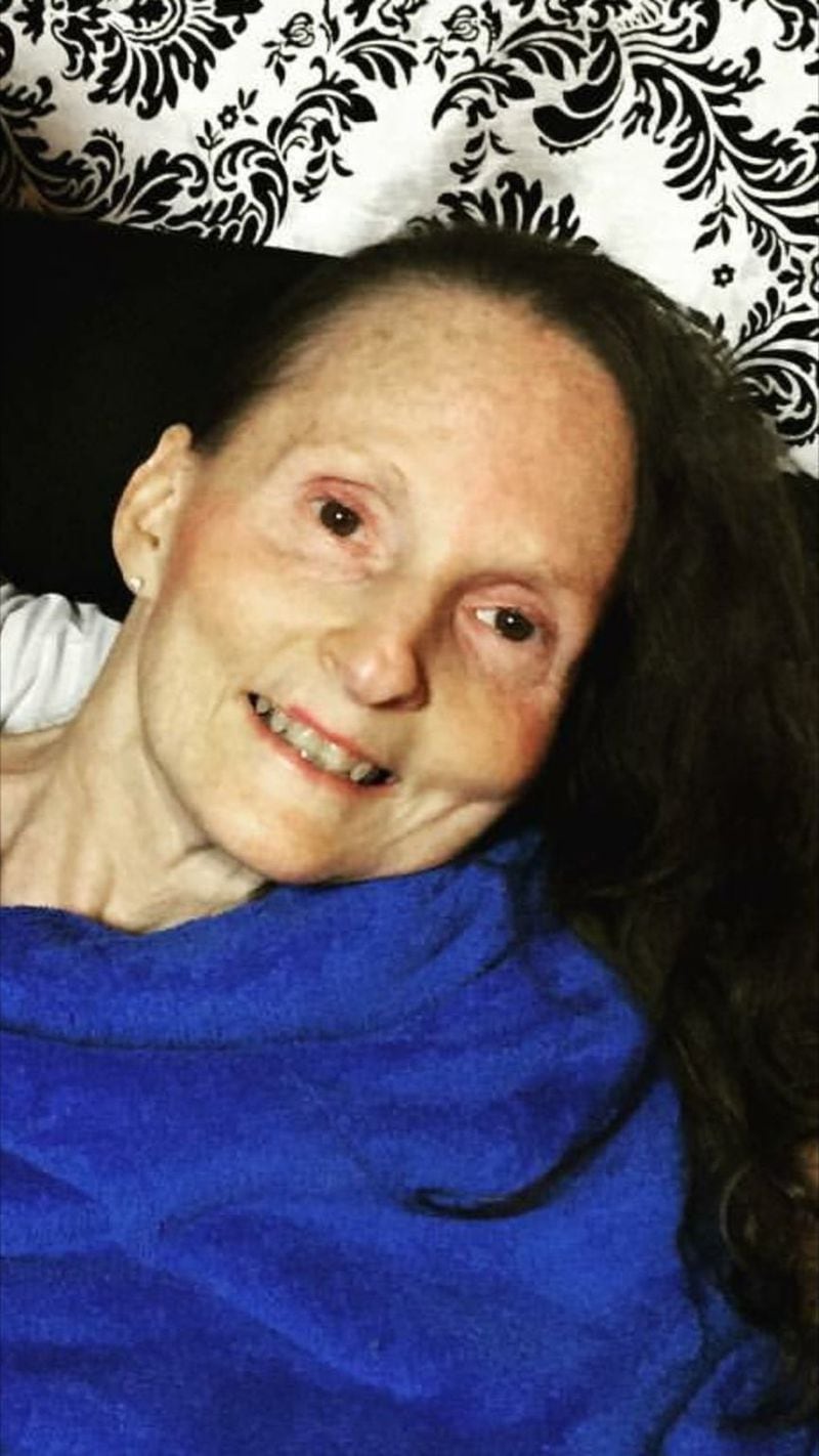 Cindi Behrmann, 58, was a quadriplegic with advanced multiple sclerosis. According to her autopsy, she fell face-first onto the concrete. Her 200-pound wheelchair fell on top of her, the family contends. SPECIAL