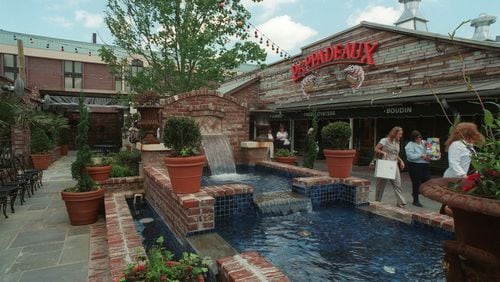 The Pappadeaux Seafood Kitchen off Jimmy Carter Boulevard in Norcross, in an AJC file photo from way back in 1998.