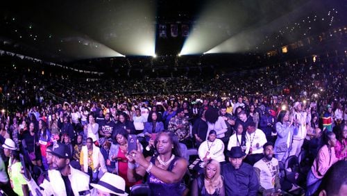 A packed crowd opened State Farm Arena for the So So Def 25th anniversary concert on Oct. 21, 2018. Photo: Robb Cohen/ Robb Cohen Photography & Video /www.RobbsPhotos.com