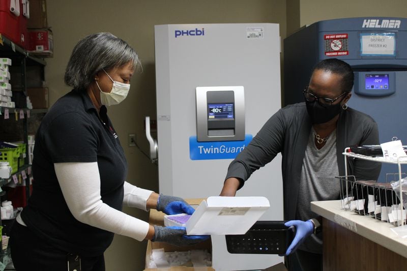 In this file photo, the Georgia Department of Public Health (DPH) receives the first shipments of the Pfizer-BioNTech vaccine for administration in Georgia. CONTRIBUTED