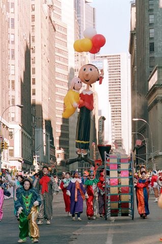 Macy's Thanksgiving Day Parade floats through the years