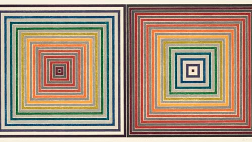 Frank Stella (American, born 1936), Double Gray Scramble, 1973, screenprint on paper, High Museum of Art, Atlanta, gift of the Phoenix Society, 75.96. © 2005 Frank Stella/Artists Rights Society (ARS), New York.
