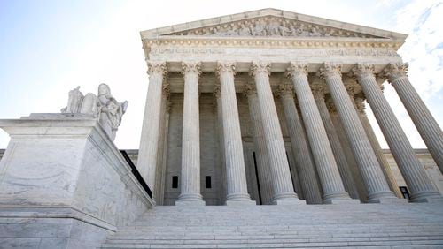 The U.S. Supreme Court is seen Tuesday, June 30, 2020 in Washington. (AP Photo/Manuel Balce Ceneta)