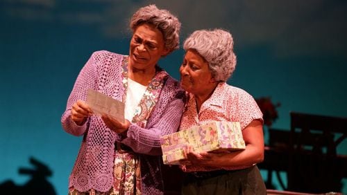 Georgia Ensemble’s “Having Our Say” features Donna Biscoe (left) and Brenda Porter. CONTRIBUTED BY DAN CARMODY / STUDIO 7