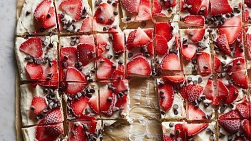 Eating Well's recipe for Strawberry-Chocolate Greek Yogurt Bark is just sweet enough and it's fun to cook with the kids.