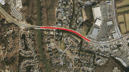 Gwinnett recently awarded a $1.2 million construction contract to widen Pleasant Hill Road from the Chattahoochee River to Peachtree Industrial Boulevard in Duluth. (Courtesy Gwinnett County)