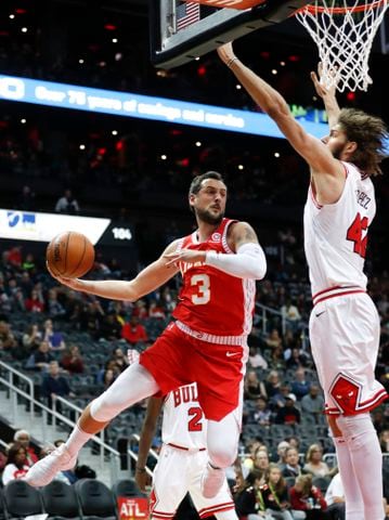 Photos: Hawks wear unique uniforms but fall to Bulls