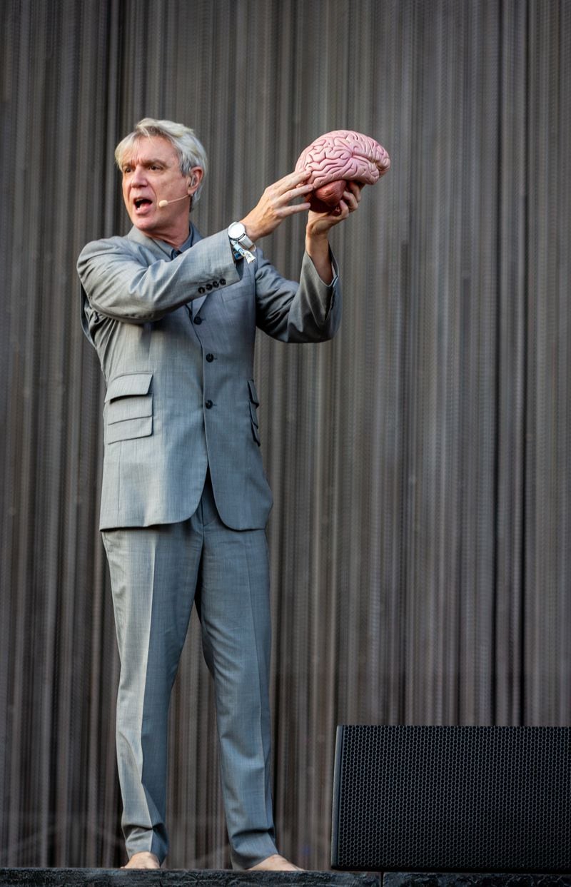  David Byrne got cerebral at Shaky Knees on May 4, 2018. Photo: Ryan Fleisher/Special to the AJC