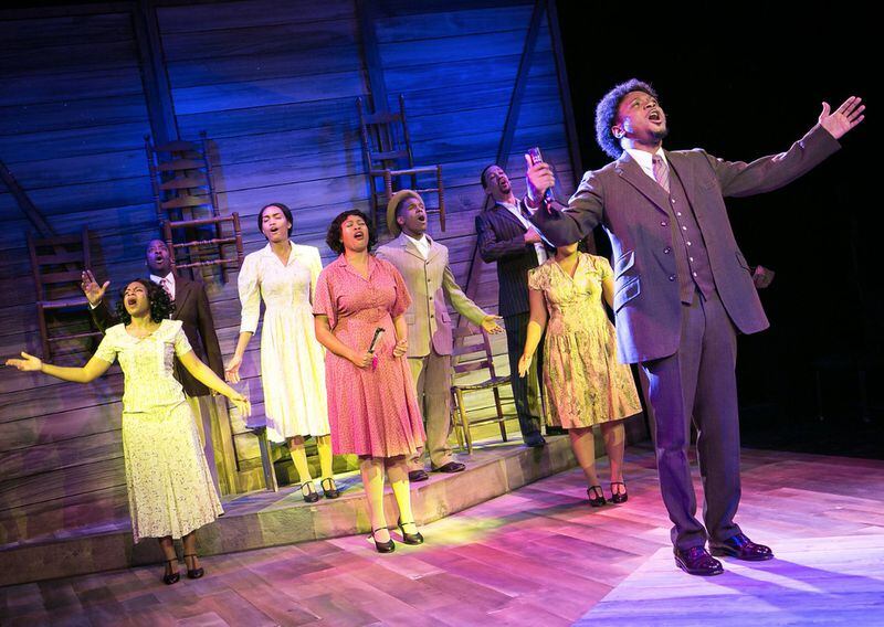 The cast of “The Color Purple” at Actor’s Express makes a joyful noise in this new production. CONTRIBUTED BY CASEY GARDNER