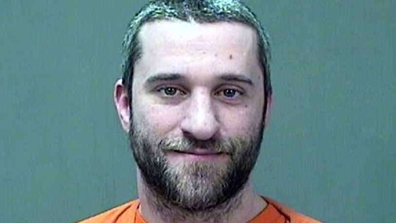This Dec. 26, 2014 file photo provided by the Ozaukee County, Wis., Sheriff shows Dustin Diamond. Diamond is back in jail in Wisconsin after an official says he violated the terms of his parole.