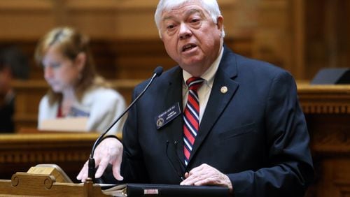 Senate Appropriations Chairman Sen. Jack Hill, R-Reidsville, will present the mid-year budget containing 20 percent raises for more than 3,000 state law enforcement to his chamber on Thursday. JASON GETZ / JGETZ@AJC.COM
