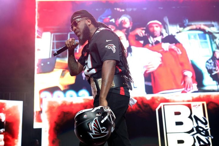 Pastor Troy performs at the annual Hot 107.9 Birthday Bash ATL. The sold-out concert took place Saturday, June 17, 2023, at State Farm Arena. Credit: Robb Cohen for the Atlanta Journal-Constitution