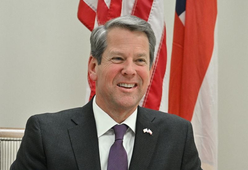 “The Democrats are really good at nationalizing races over the last several cycles, but that table will be turned on them in this race,” Gov. Brian Kemp said in discussing his campaign plans for 2022. “Especially if President Biden keeps getting pulled to the left.” (Hyosub Shin / Hyosub.Shin@ajc.com)