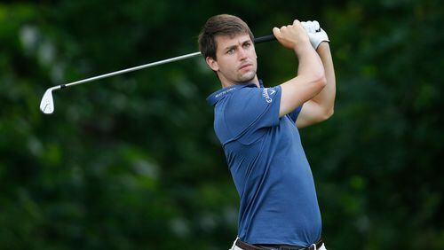 Ollie Schniederjans will join former Georgia Tech golfers Richy Werenski and Roberto Castro in a trio that will play the first two rounds of the U.S. Open Thursday and Friday in Southhampton, N.Y.  (Photo by Michael Reaves/Getty Images)
