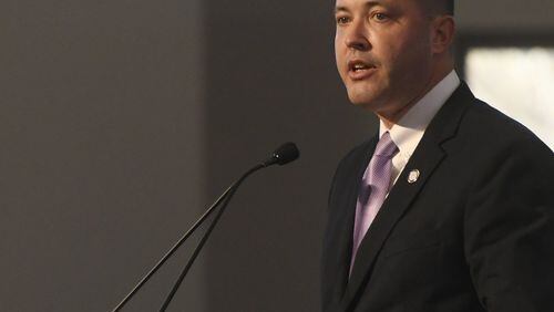 Georgia Attorney General Chris Carr. (PHOTO by Annie Rice/AJC)