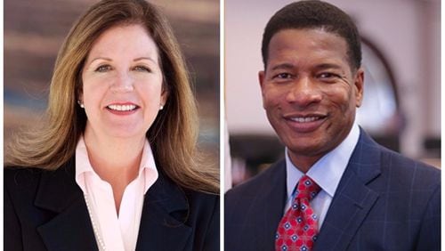 Candidates Lori Henry and Lee Jenkins seek to succeed Mayor Jere Wood in the Roswell mayoral runoff election Dec. 5. CAMPAIGN PHOTOS