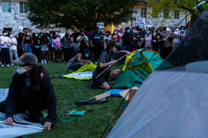 Emory University Protesters and Encampment
